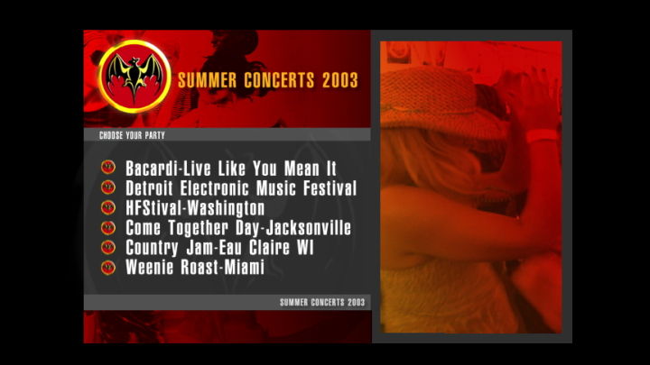 Bacardi Summer Concert 2003