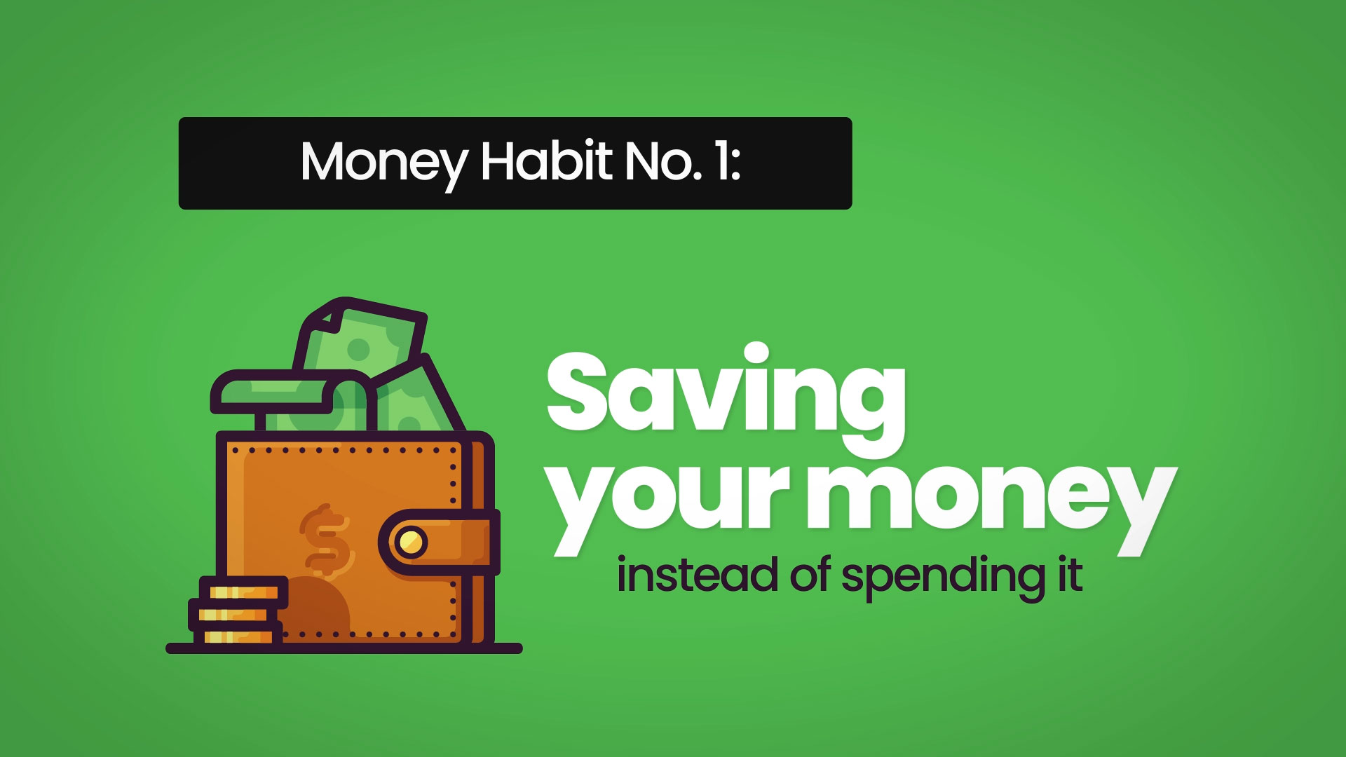 Good Money Habits No. 1 Charley Fernandez